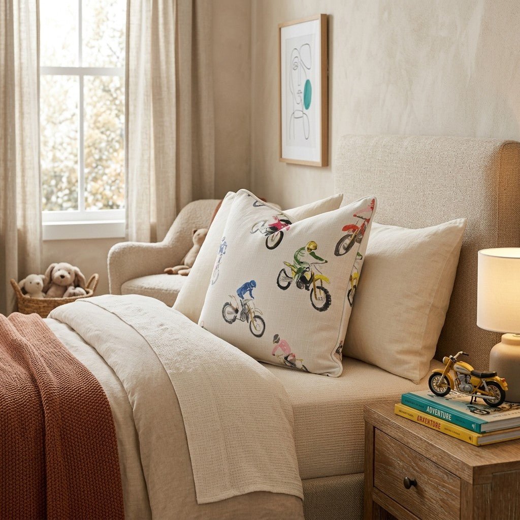 Practice Run Throw Pillow - Hillcroft Home