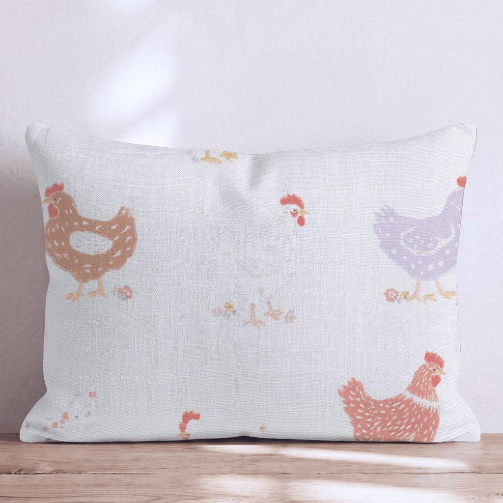 Praire Chickens Throw Pillow - Hillcroft Home
