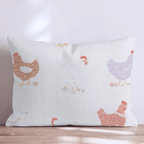 Praire Chickens Throw Pillow - Hillcroft Home