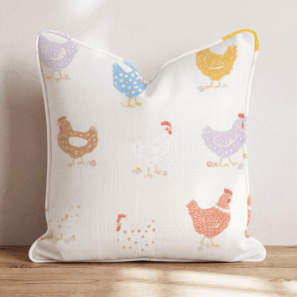 Praire Chickens Throw Pillow - Hillcroft Home