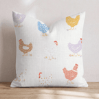 Praire Chickens Throw Pillow - Hillcroft Home