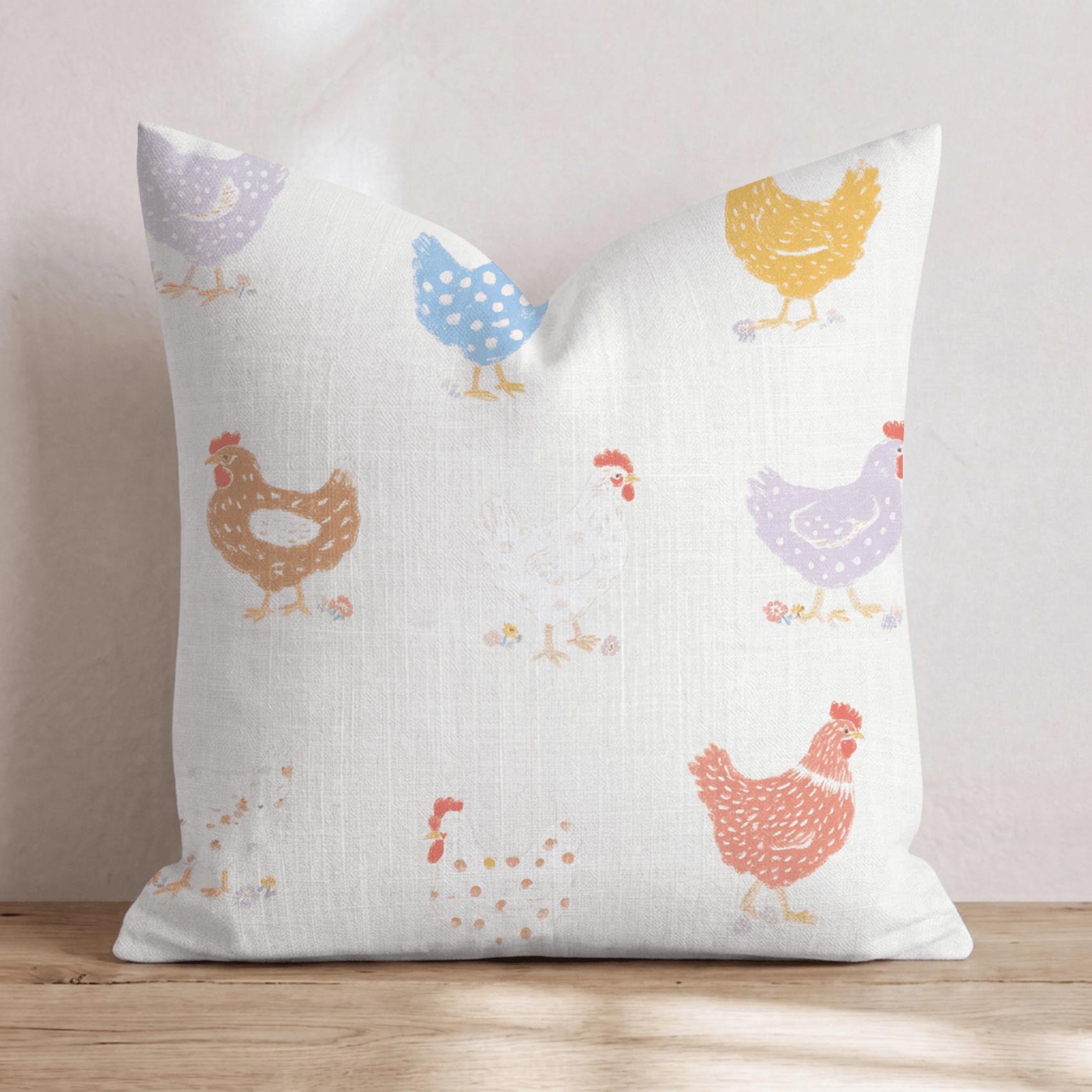 Praire Chickens Throw Pillow - Hillcroft Home