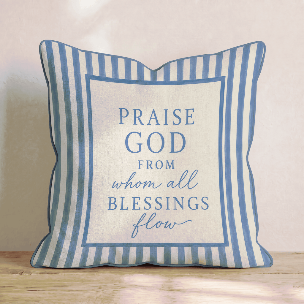 Praise God Throw Pillow - Hillcroft Home