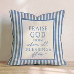 Praise God Throw Pillow - Hillcroft Home