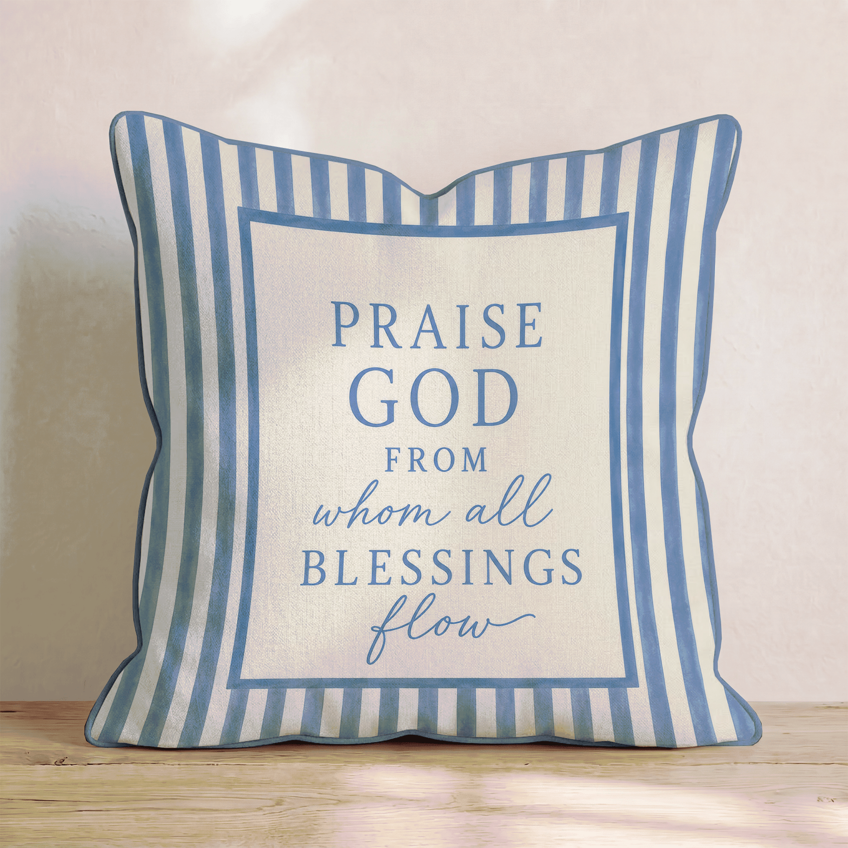 Praise God Throw Pillow - Hillcroft Home
