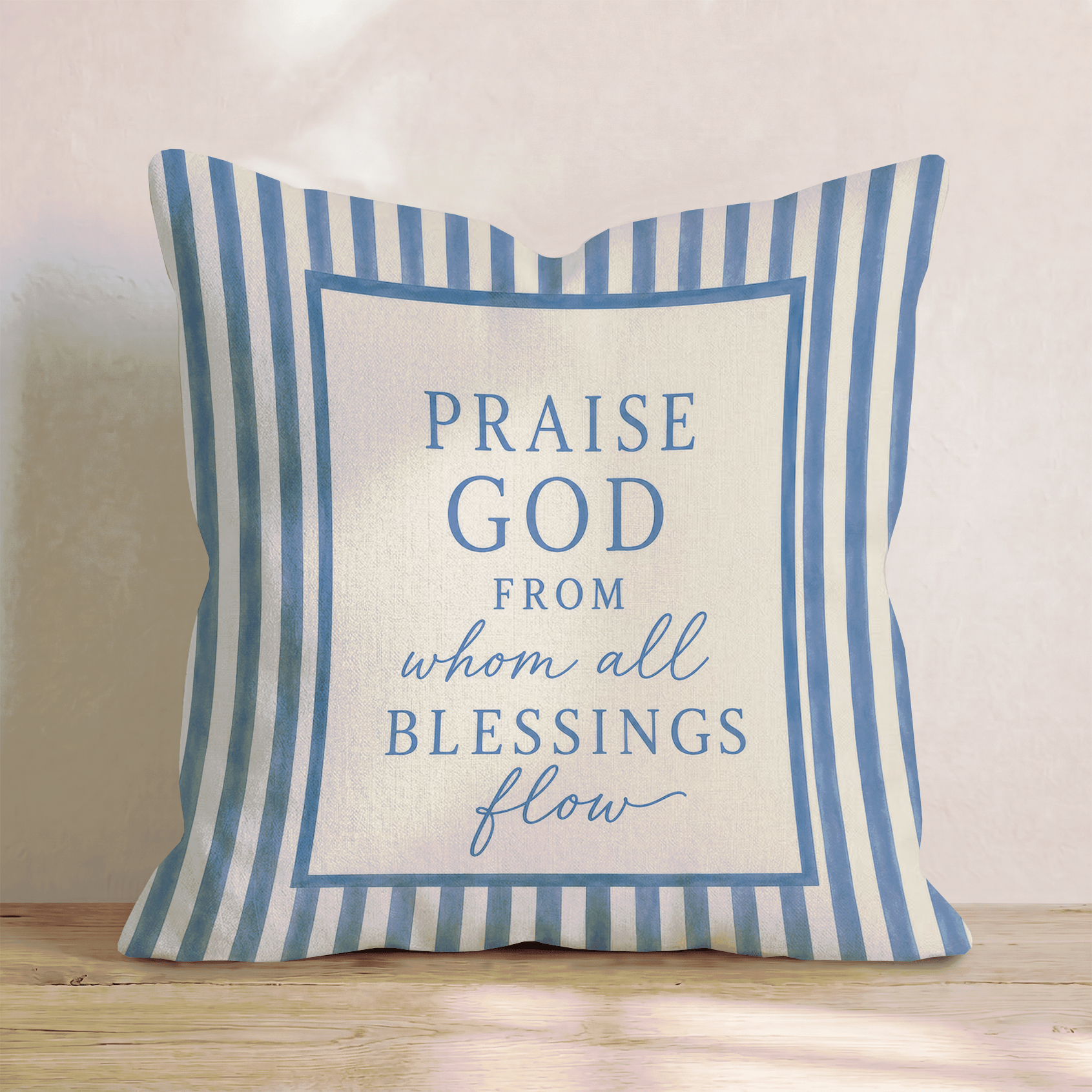 Praise God Throw Pillow - Hillcroft Home