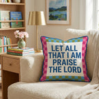 Praise the Lord Throw Pillow - Hillcroft Home