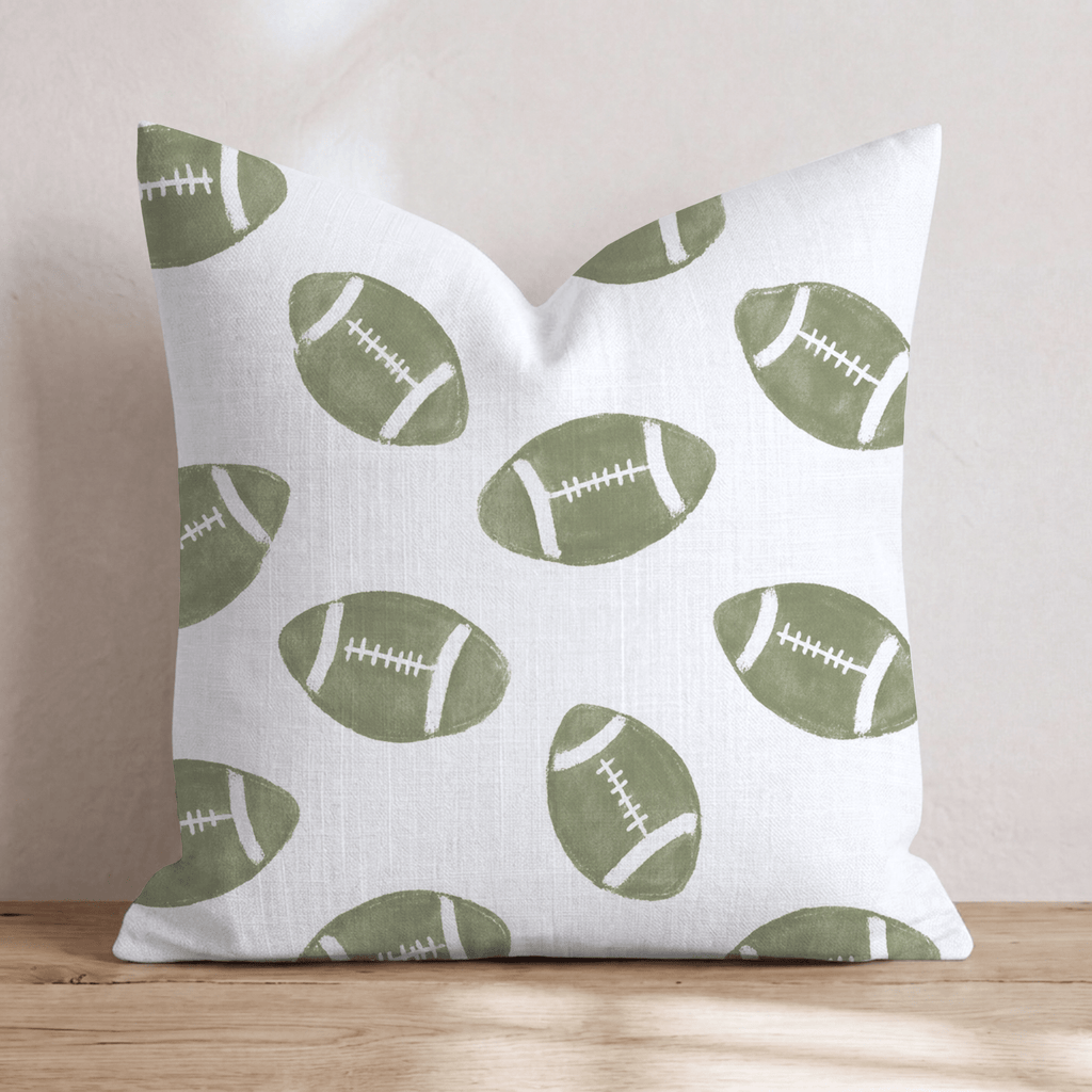 Pre-Season Green Throw Pillow - Hillcroft Home