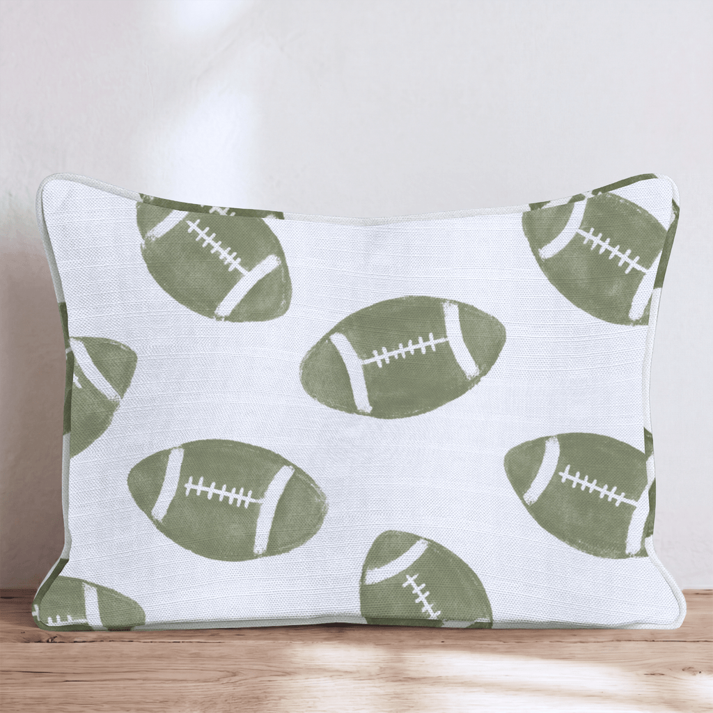 Pre-Season Green Throw Pillow - Hillcroft Home