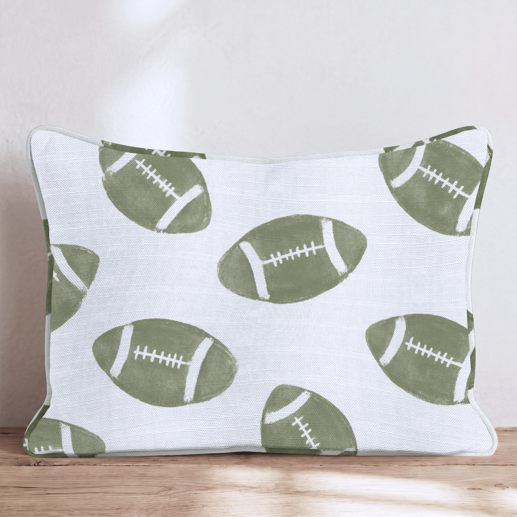Pre-Season Green Throw Pillow - Hillcroft Home