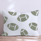 Pre-Season Green Throw Pillow - Hillcroft Home
