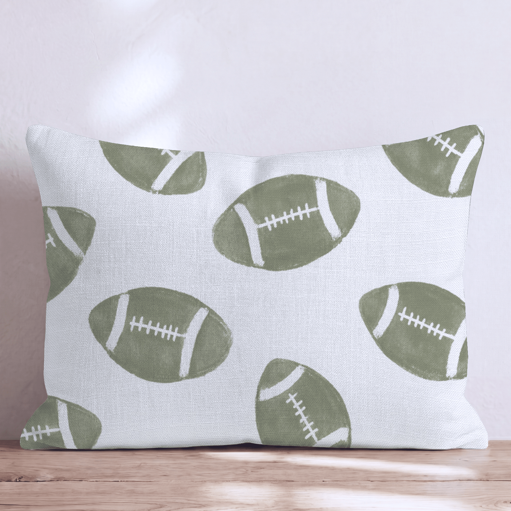 Pre-Season Green Throw Pillow - Hillcroft Home