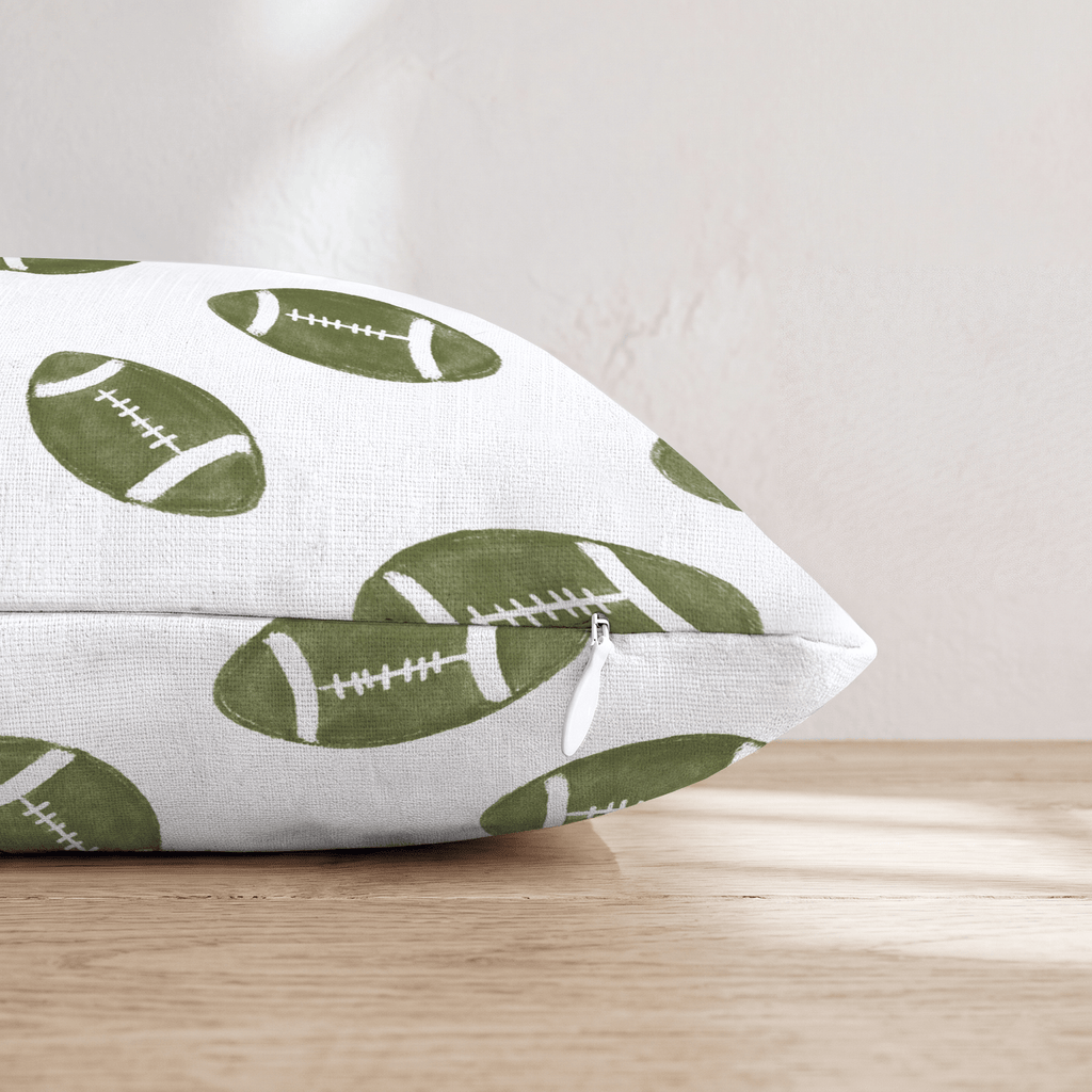 Pre-Season Green Throw Pillow - Hillcroft Home