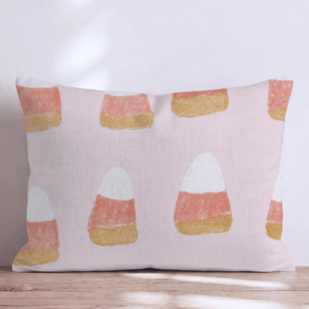 Preppy Candycorn Throw Pillow - Hillcroft Home