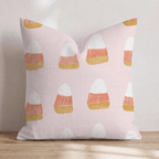Preppy Candycorn Throw Pillow - Hillcroft Home