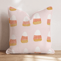 Preppy Candycorn Throw Pillow - Hillcroft Home