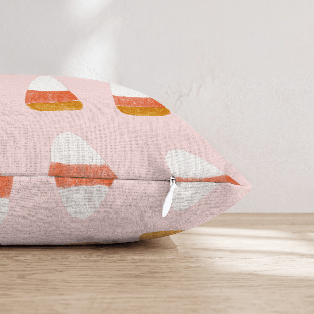 Preppy Candycorn Throw Pillow - Hillcroft Home