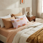 Preppy Candycorn Throw Pillow - Hillcroft Home