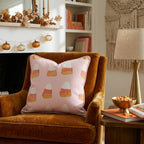 Preppy Candycorn Throw Pillow - Hillcroft Home