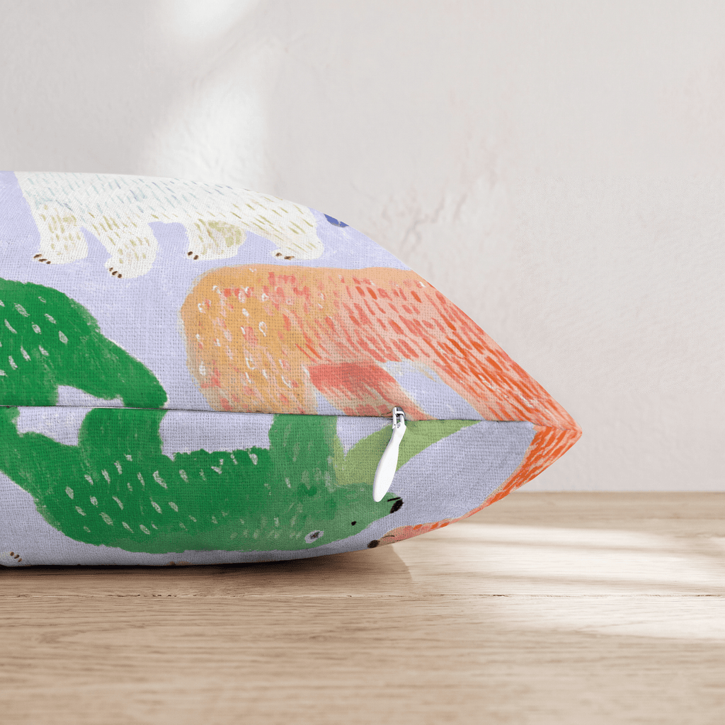 Preppy Polar Throw Pillow - Hillcroft Home