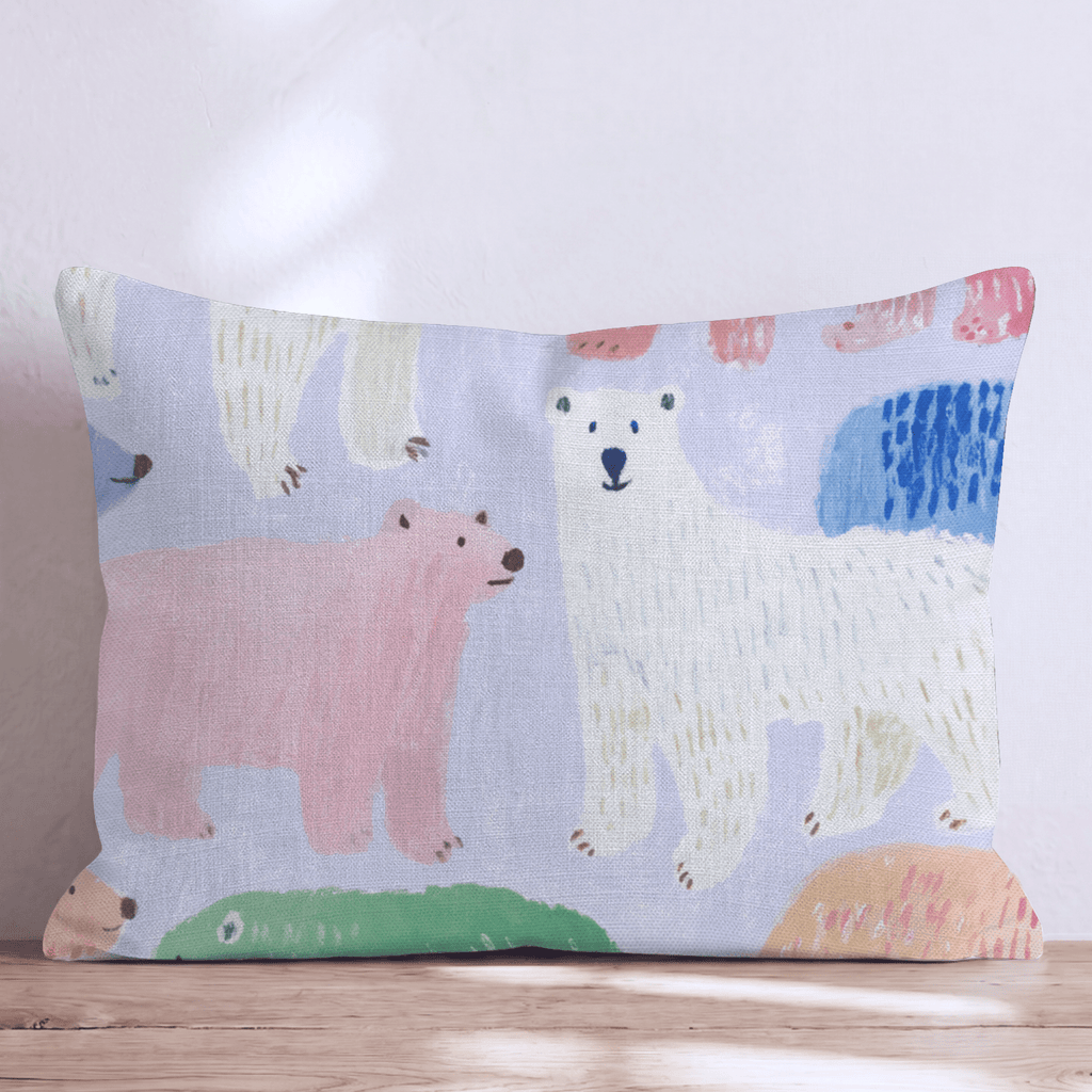 Preppy Polar Throw Pillow - Hillcroft Home