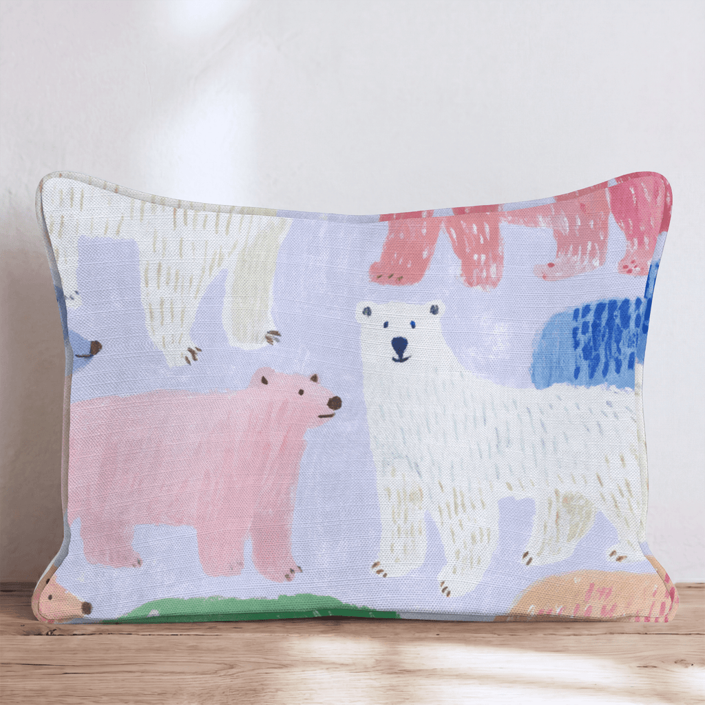 Preppy Polar Throw Pillow - Hillcroft Home