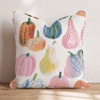 Preppy Pumpkins Throw Pillow - Hillcroft Home