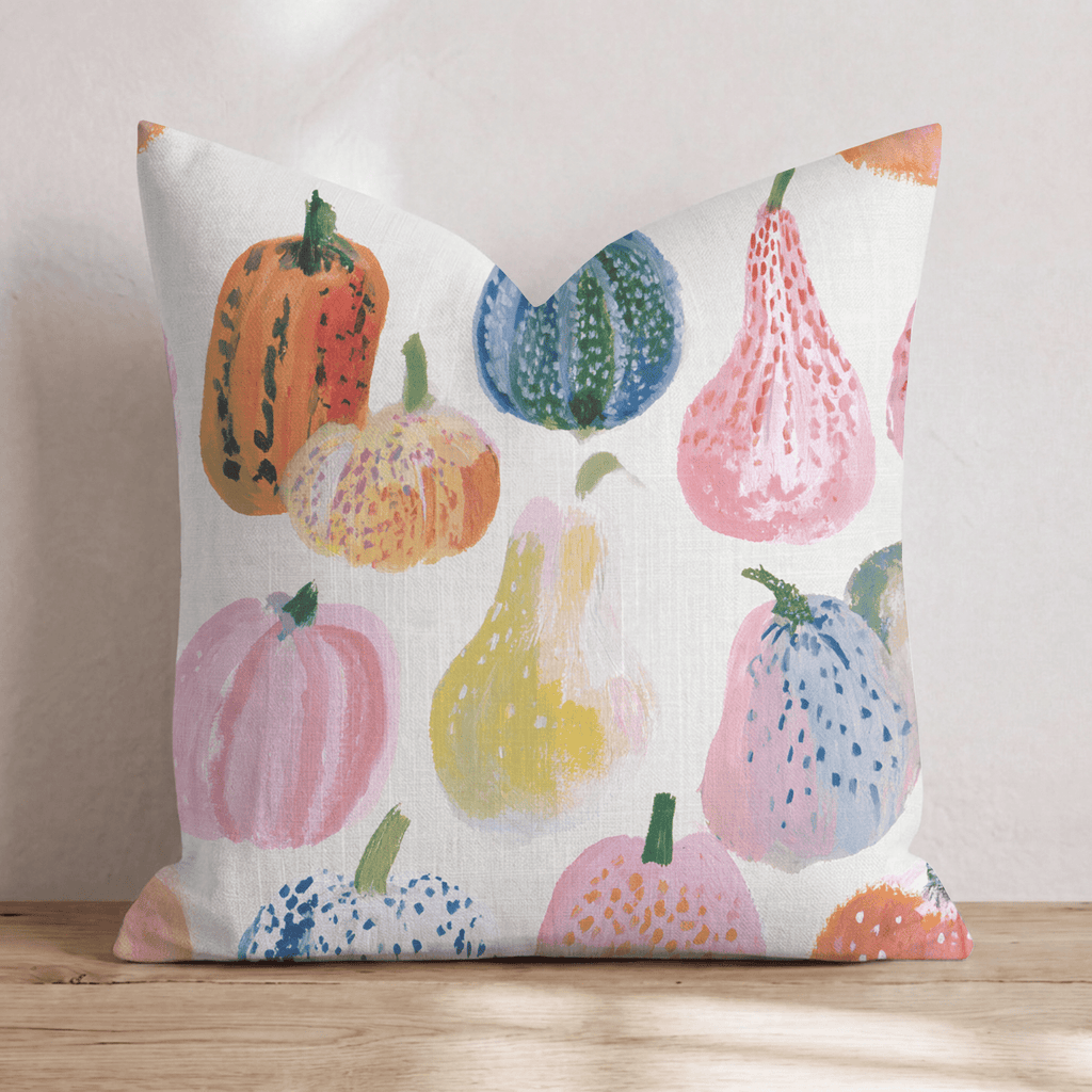 Preppy Pumpkins Throw Pillow - Hillcroft Home
