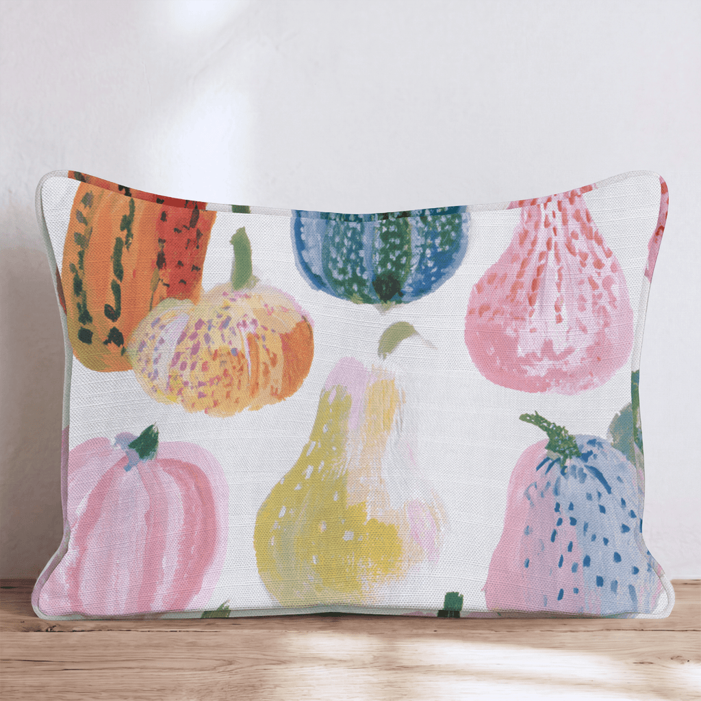 Preppy Pumpkins Throw Pillow - Hillcroft Home
