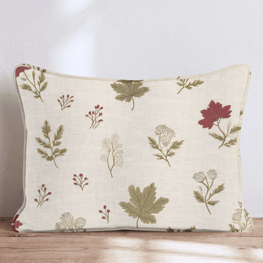 Pressed Botanicals Throw Pillow - Hillcroft Home