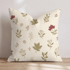 Pressed Botanicals Throw Pillow - Hillcroft Home