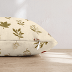 Pressed Botanicals Throw Pillow - Hillcroft Home