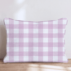 Pretty in Pink Gingham Throw Pillow - Hillcroft Home