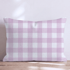 Pretty in Pink Gingham Throw Pillow - Hillcroft Home