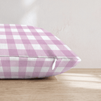 Pretty in Pink Gingham Throw Pillow - Hillcroft Home