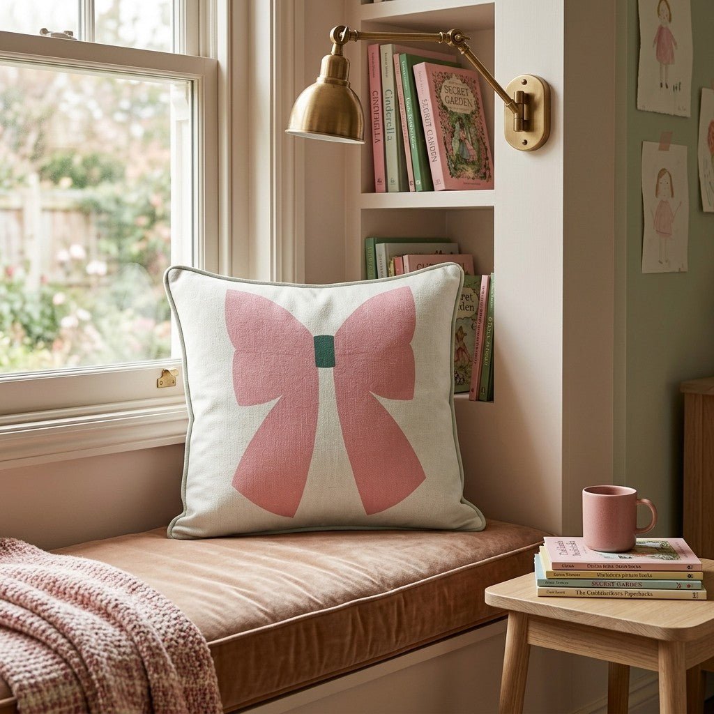 Pretty in Pink Throw Pillow - Hillcroft Home