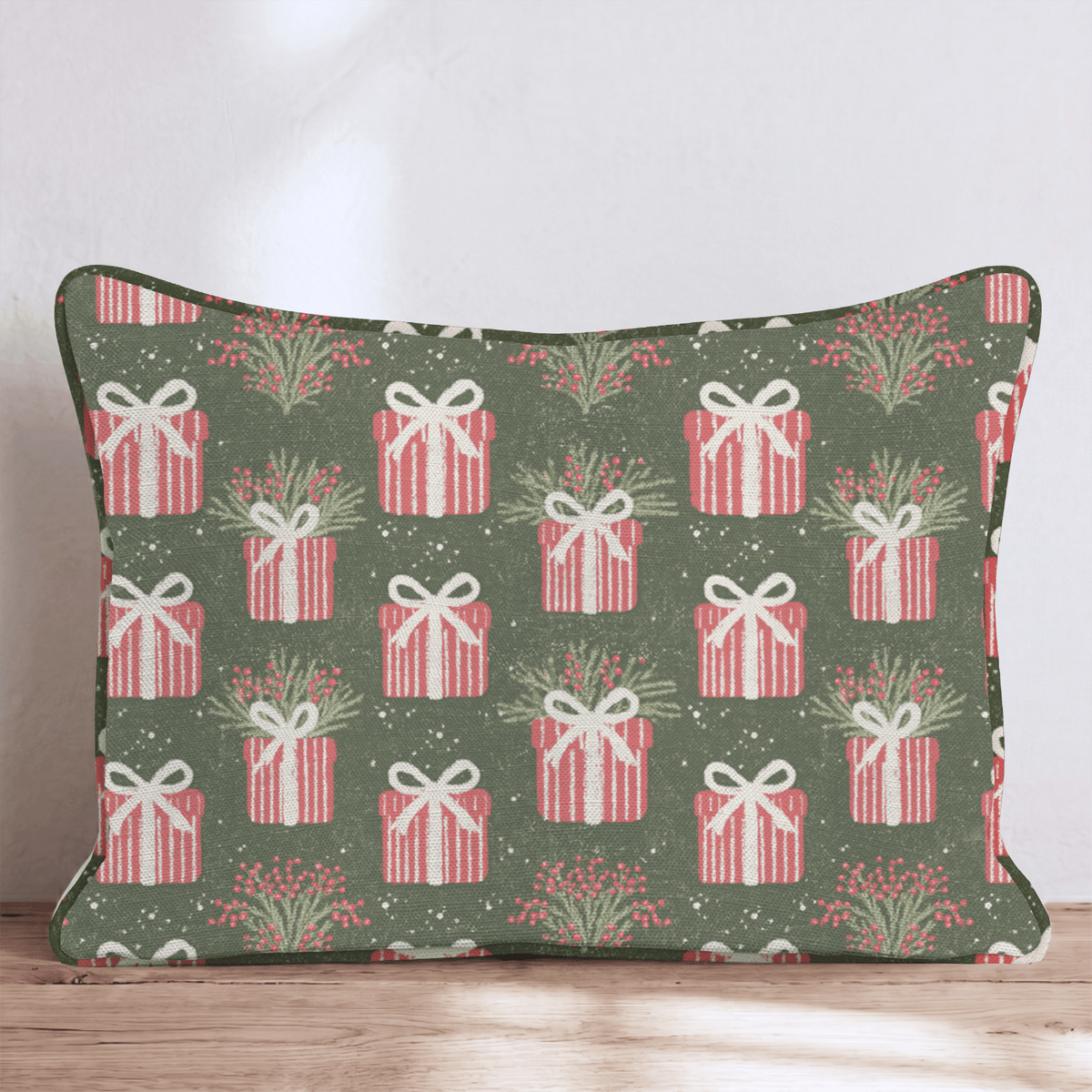Pretty Little Packages Throw Pillow throw pillow - Hillcroft Home