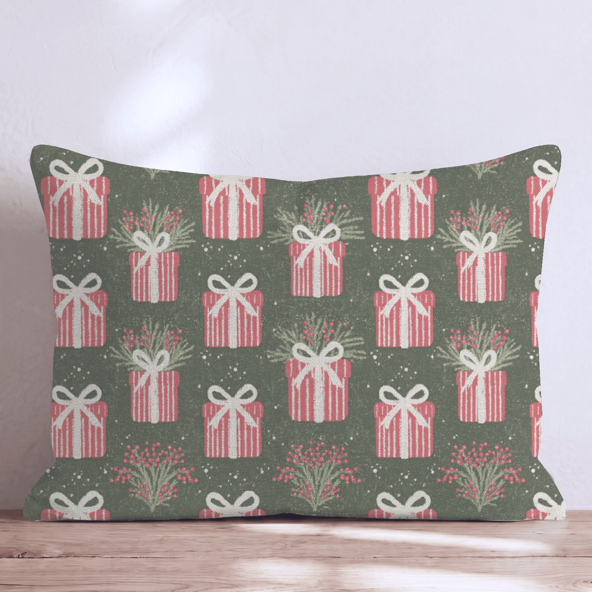 Pretty Little Packages Throw Pillow throw pillow - Hillcroft Home