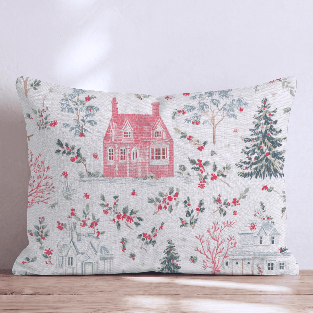 Pretty Pagoda Pink Throw Pillow - Hillcroft Home
