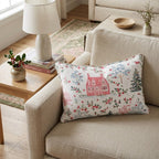Pretty Pagoda Pink Throw Pillow - Hillcroft Home