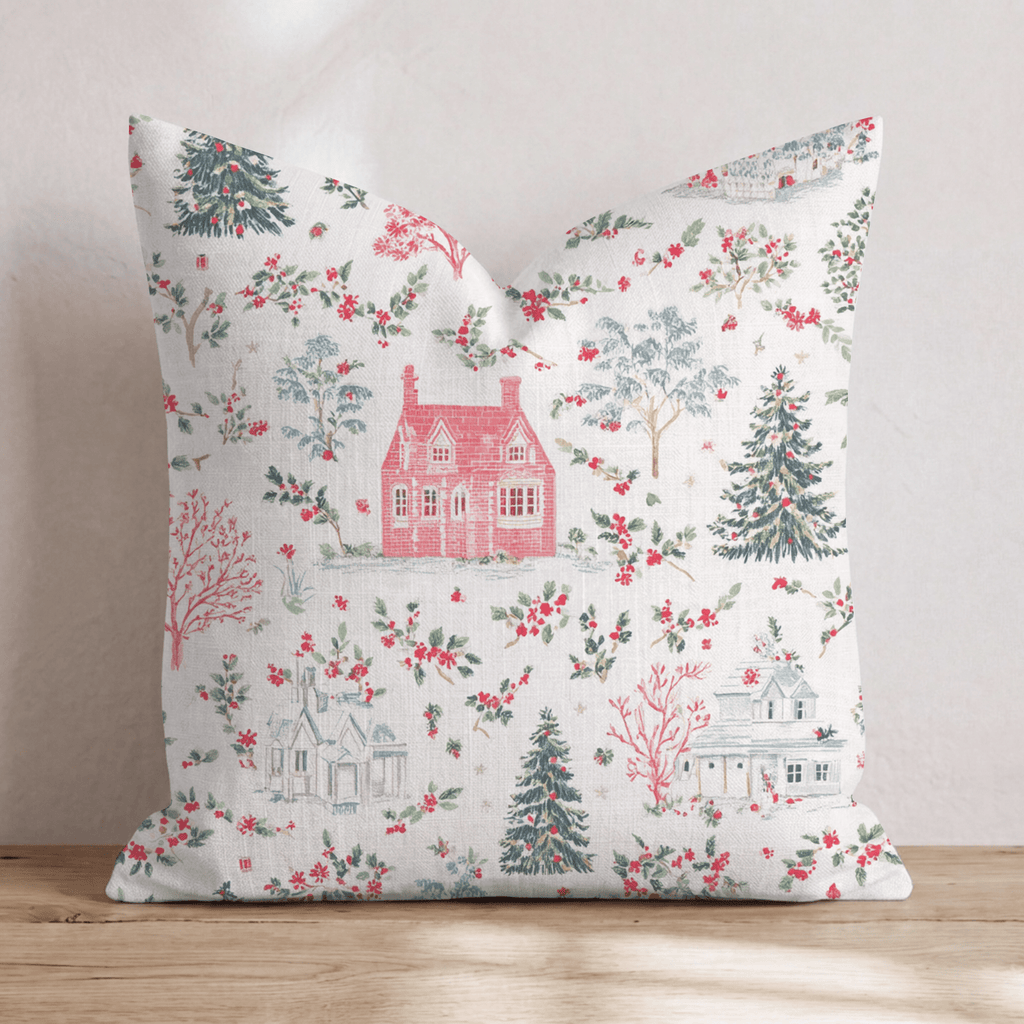 Pretty Pagoda Pink Throw Pillow - Hillcroft Home