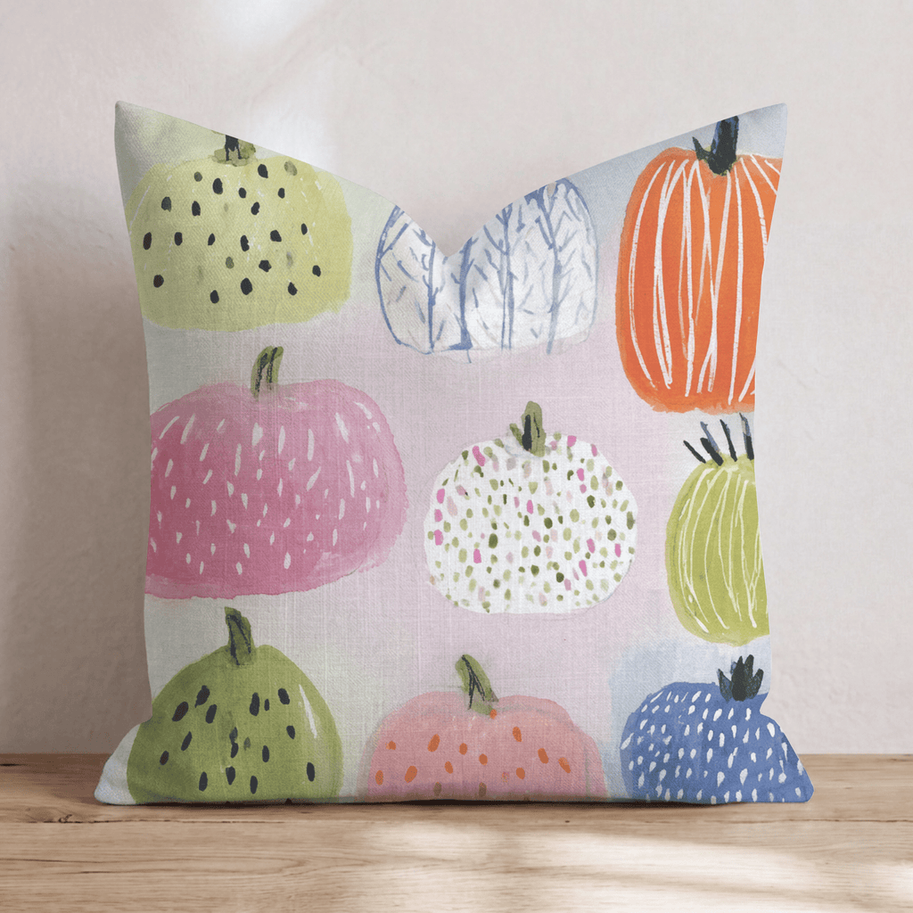 Pretty Pumpkins Throw Pillow - Hillcroft Home