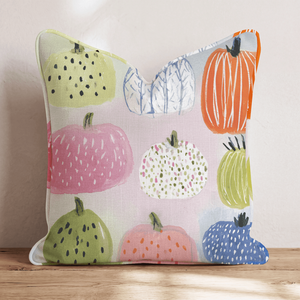 Pretty Pumpkins Throw Pillow - Hillcroft Home
