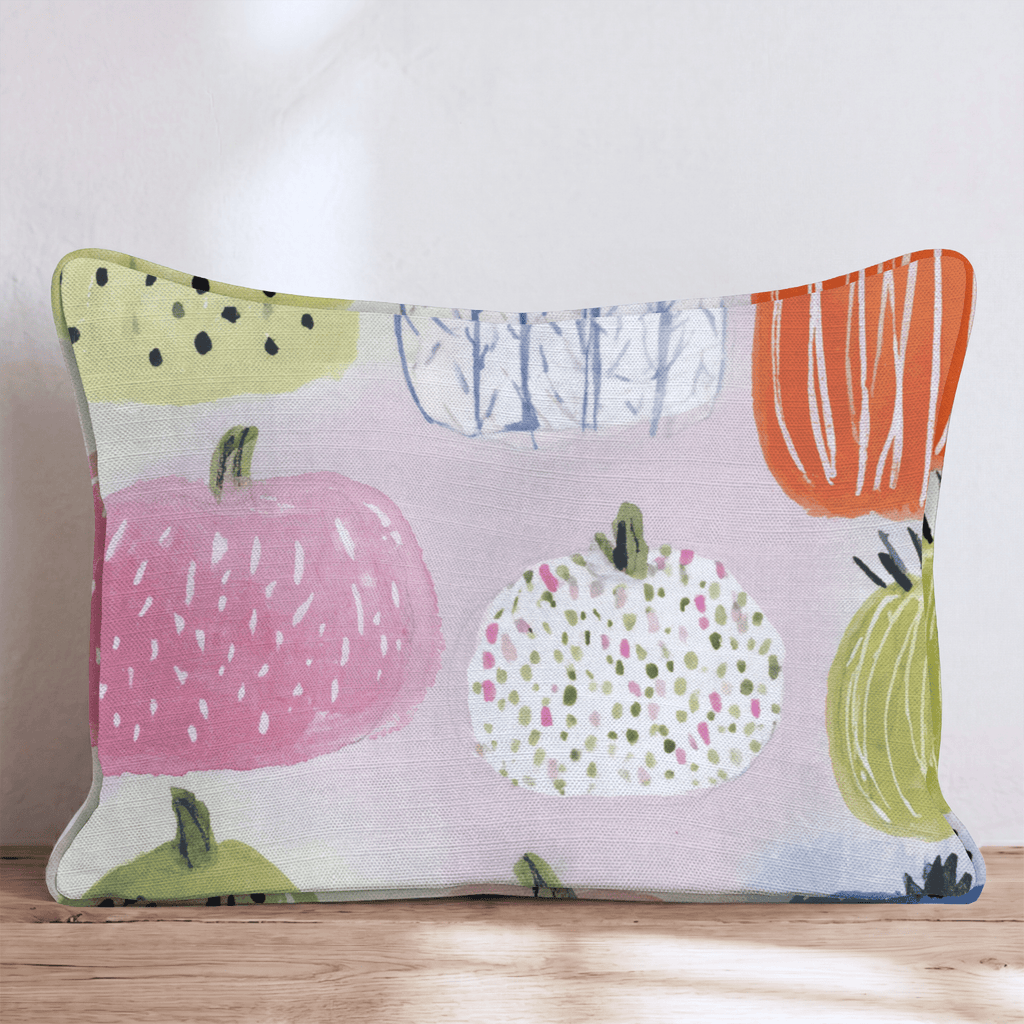 Pretty Pumpkins Throw Pillow - Hillcroft Home