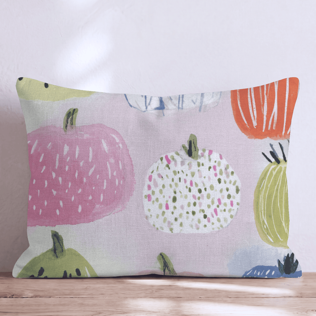 Pretty Pumpkins Throw Pillow - Hillcroft Home