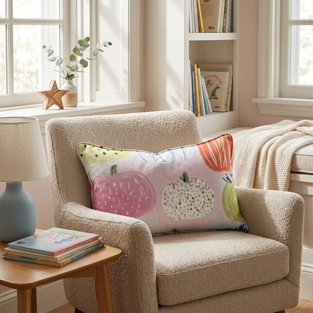 Pretty Pumpkins Throw Pillow - Hillcroft Home
