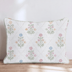 Primrose Lattice Throw Pillow - Hillcroft Home
