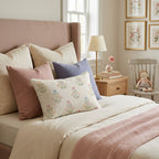 Primrose Lattice Throw Pillow - Hillcroft Home