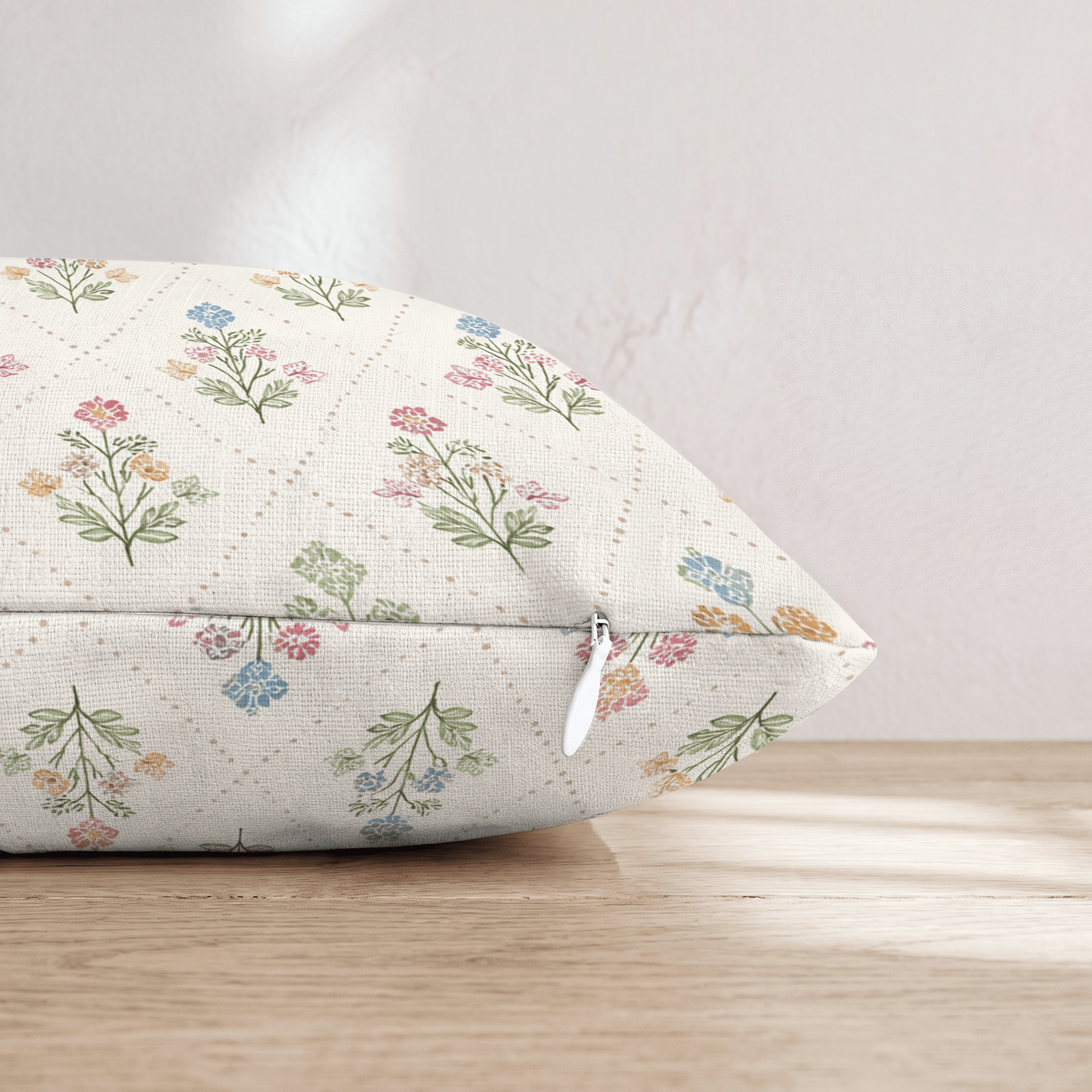 Primrose Lattice Throw Pillow - Hillcroft Home