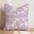 Promenade Parisienne Throw Pillow - Hillcroft Home